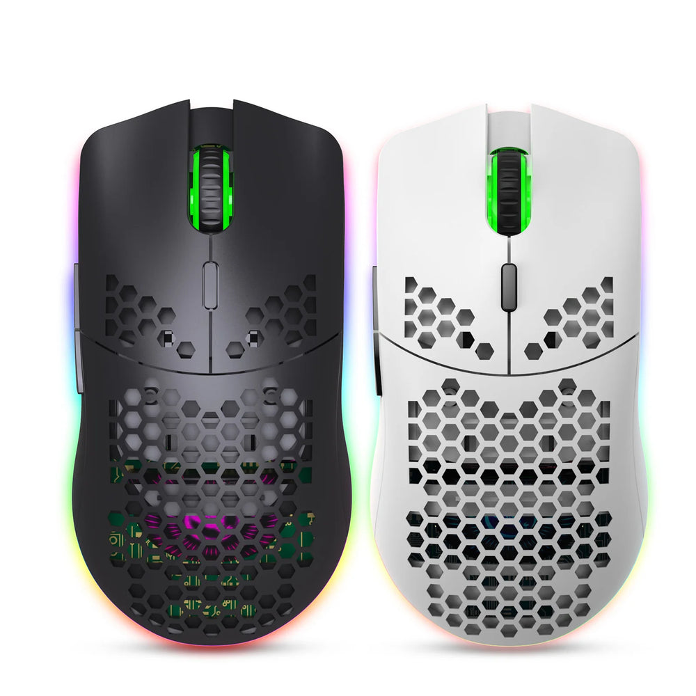 HXSJ T66 RGB 2.4G Wireless Gaming Mouse - 3600 DPI, 6 Buttons Rechargeable