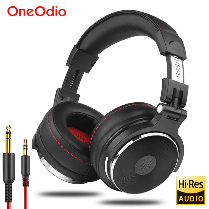 Oneodio Studio Pro 10/30/50 Wired DJ Headphones - 50mm, Hi-Res, CE/RoHS