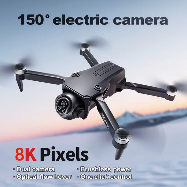 I5 Pro 8K Drone 2025 - 5G WiFi FPV, 150° FoV, Obstacle Avoidance, Brushless