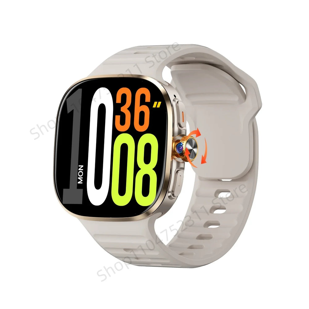 M99 5G Smartwatch - 2.4" AMOLED, 900W Rotating Camera, 2100mAh NFC GPS