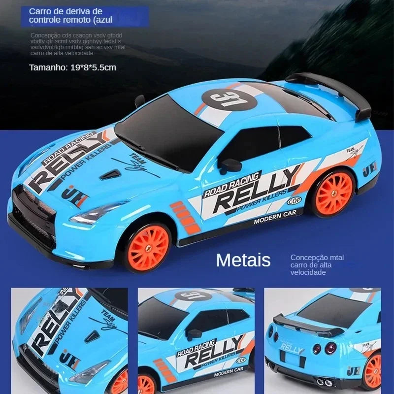 WLtoys 4WD RC Drift Car - AE86 / GTR Style LED Racer
