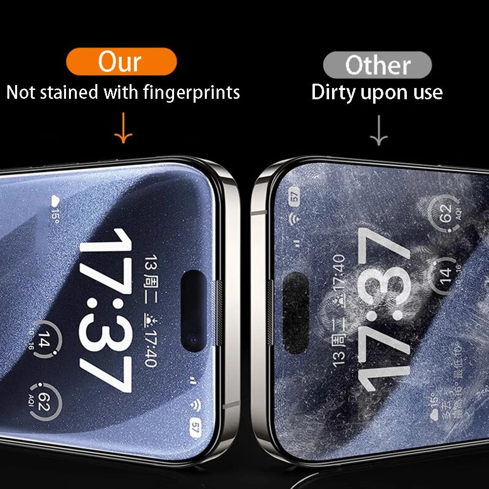 YXY 4-Pack Tempered Glass iPhone Screen Protector - 7 to 16 Pro Max