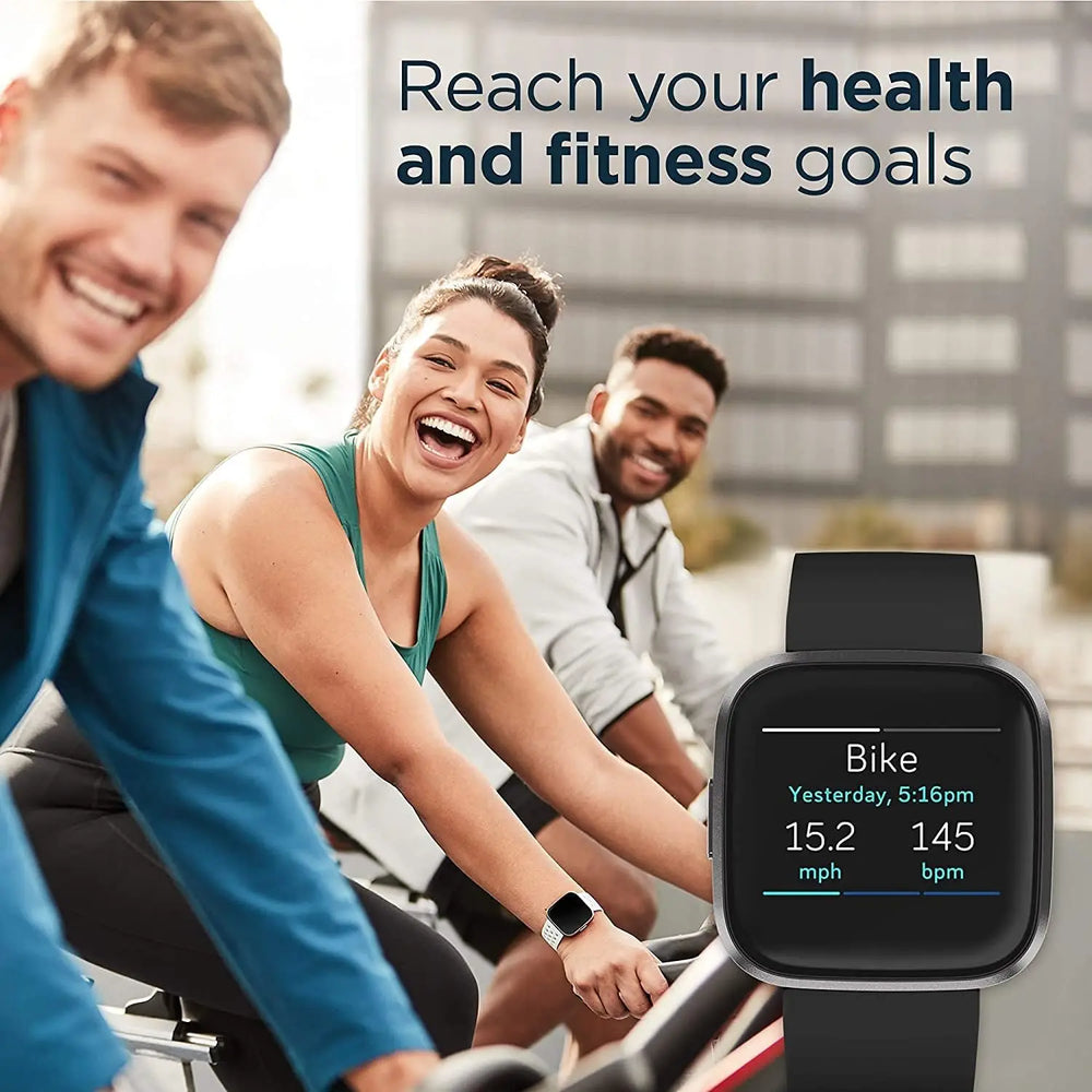 Fitbit Versa 2 Health Smartwatch - Alexa Built-In, Heart Rate & Swim Tracking