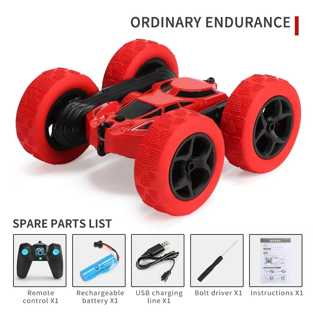 4WD Double-Sided Stunt RC Car - 360 Degree Flipping Action