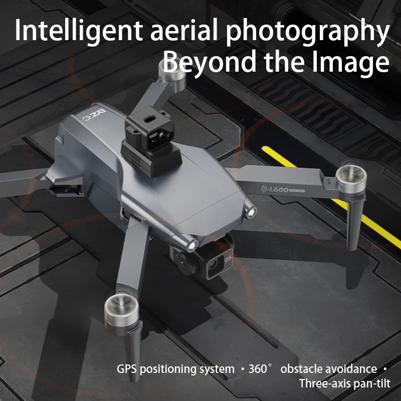 L600 Pro Max 8K Drone - 3-Axis Gimbal, 360° Obstacle Avoidance & FPV