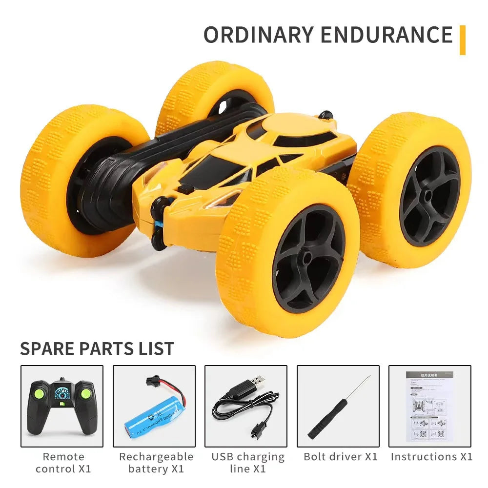 4WD Double-Sided Stunt RC Car - 360 Degree Flipping Action