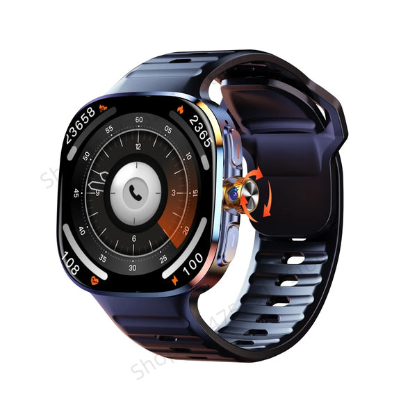 M99 5G Smartwatch - 2.4" AMOLED, 900W Rotating Camera, 2100mAh NFC GPS