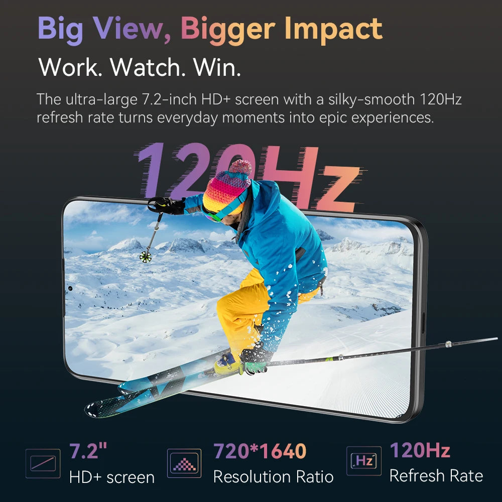 Cubot Note 60 Android 15 - 7.2" 120Hz, 16GB RAM, 48MP, 7000mAh, 18W