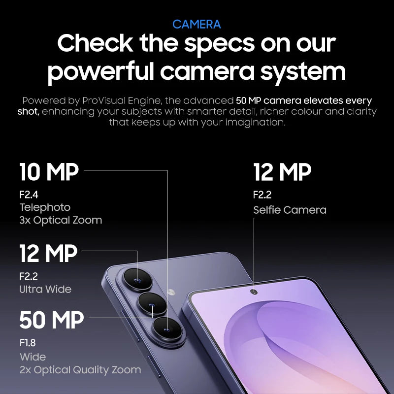 Samsung Galaxy S26 5G 2026 - Snapdragon 8 Elite, 6.3" AMOLED, 50MP, IP68