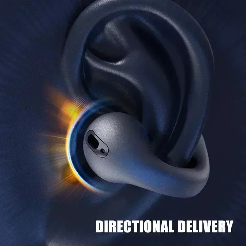 T75 Bone Conduction Bluetooth 5.3 Headphones - 20mm Driver, 400mAh Case