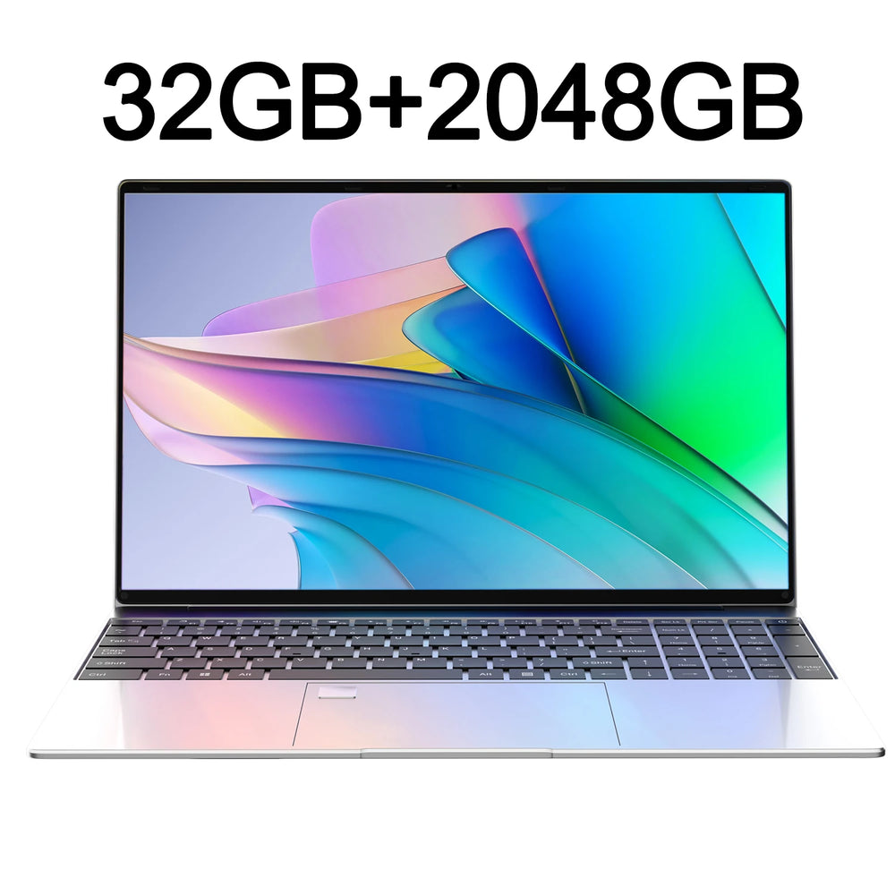 Yepo Portable 15.6" Intel 6500Y Notebook - 32GB, 2TB, Backlit, Fingerprint