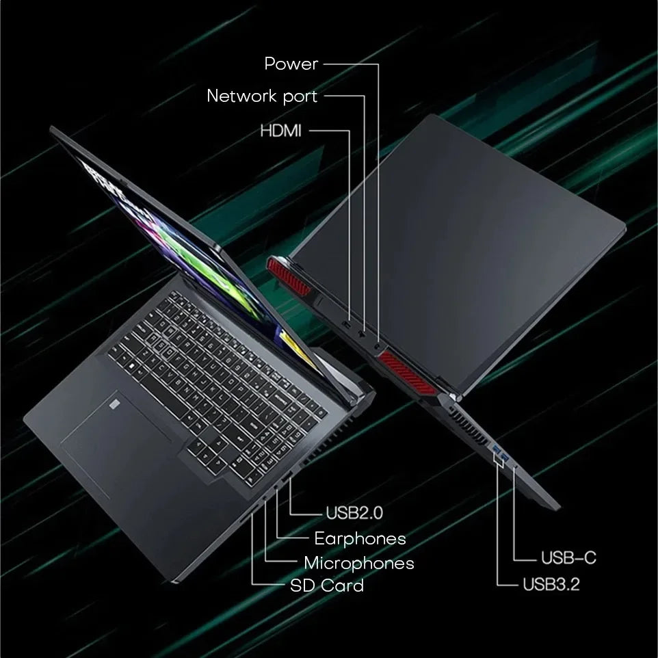 CARBAYTA 16" Gaming Laptop i7-6700HQ GTX 1060 6GB - 16GB, 1920x1200 IPS