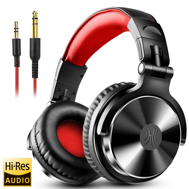 Oneodio Studio Pro 10/30/50 Wired DJ Headphones - 50mm, Hi-Res, CE/RoHS