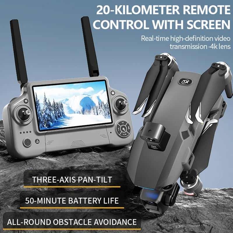 S880 Max 8K GPS Fishing Drone - Dual Camera, 3-Axis Gimbal & Airdrop