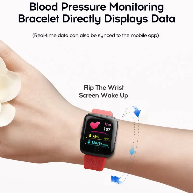 116Plus D13 Smart Watch - Bluetooth 5.3, 1.44-Inch, Step & Heart Rate