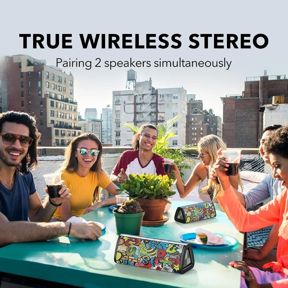 Mifa A10+ 20W Bluetooth Speaker - 360 Stereo and IPX7 Waterproof