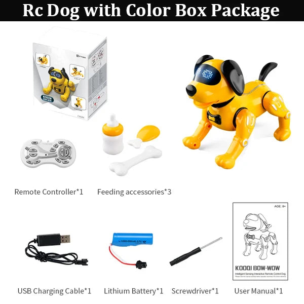 JJRC Smart RC Dog Robot - Talking, Dancing and Programmable Pet
