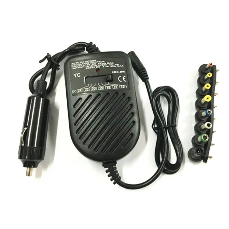 GEGDFG 80W Universal Car Laptop Charger - DC Power Adapter for Notebooks