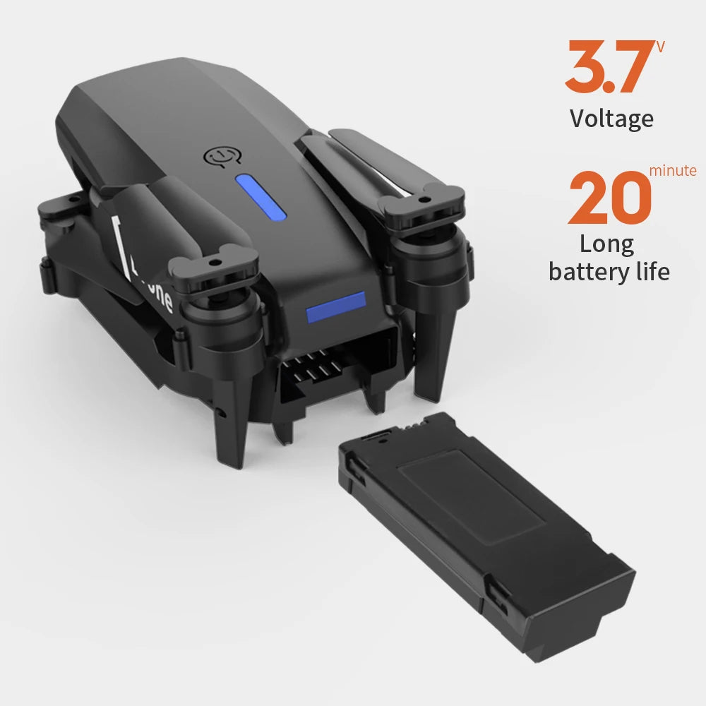 E88 Pro 4K Foldable FPV Drone - WiFi, Altitude Hold, EIS, Wide-Angle