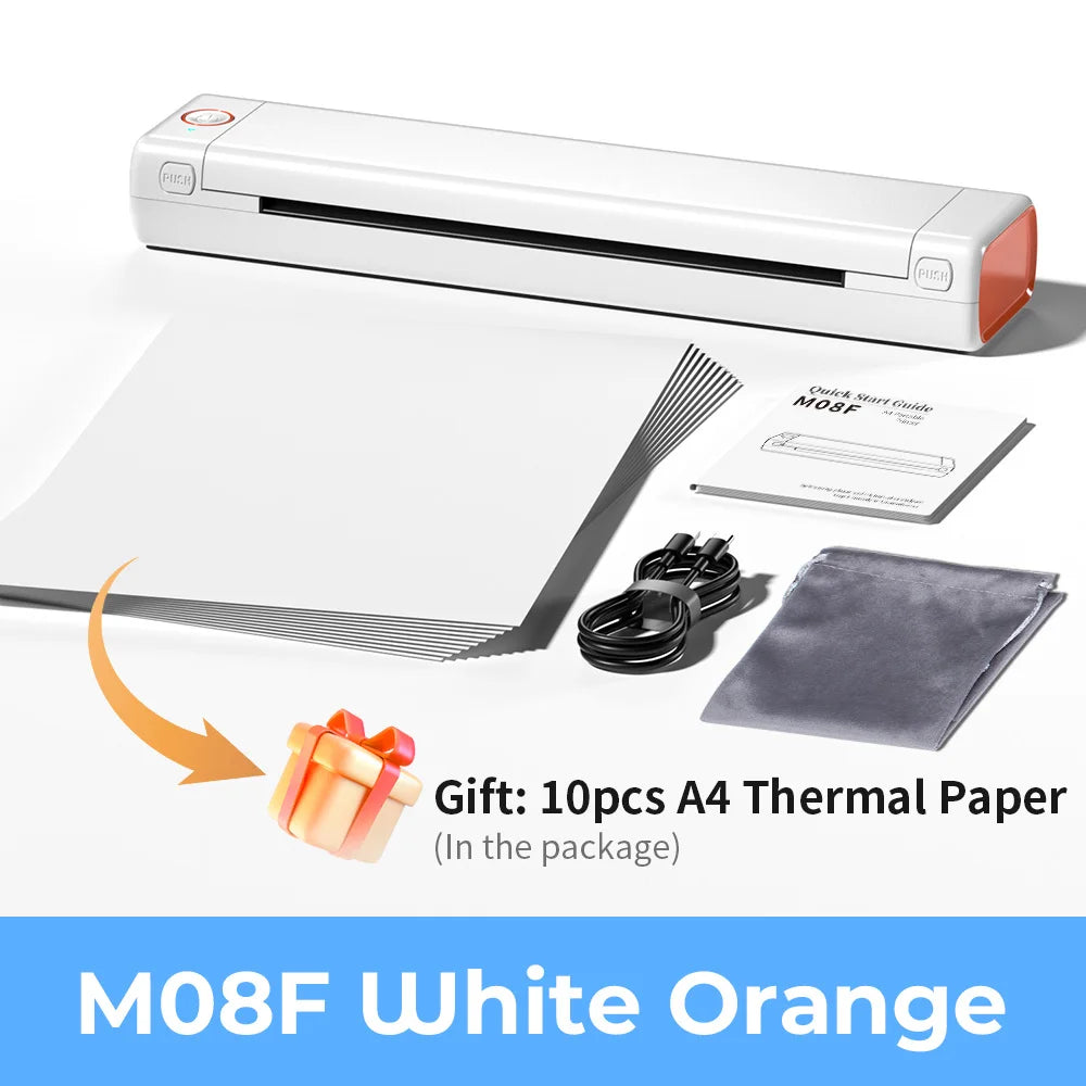 Phomemo M08F Wireless A4 Thermal Printer - Bluetooth Shipping Printer