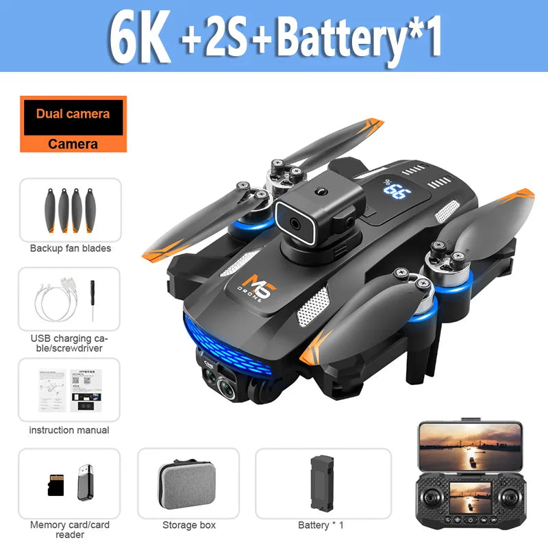 Xiaomi Mijia M6 8K Drone - 5G WiFi FPV, Screen Remote & 166g Ultralight