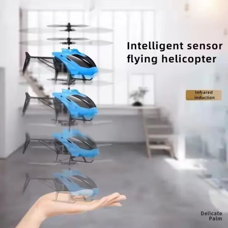 Gesture-Sensing Mini RC Helicopter - Infrared Flying Toy