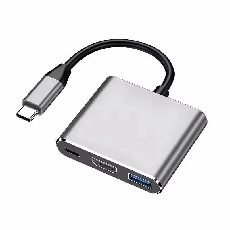 3-in-1 USB-C Hub - HDMI + USB 3.0 Docking Station for MacBook Air
