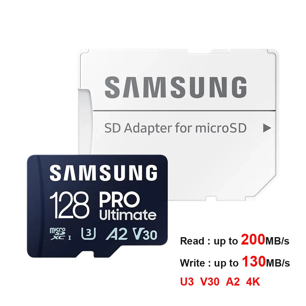 Samsung EVO Plus/PRO Plus/PRO Ultimate microSD - Class 10 A2 U3 4K UHD