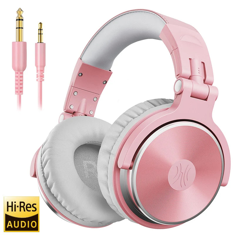 Oneodio Studio Pro 10/30/50 Wired DJ Headphones - 50mm, Hi-Res, CE/RoHS
