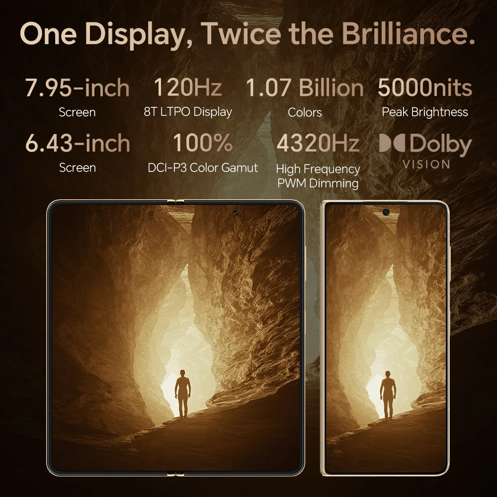 HONOR Magic V5 Global 5G Foldable - Snapdragon 8 Elite, 7.95" LTPO OLED