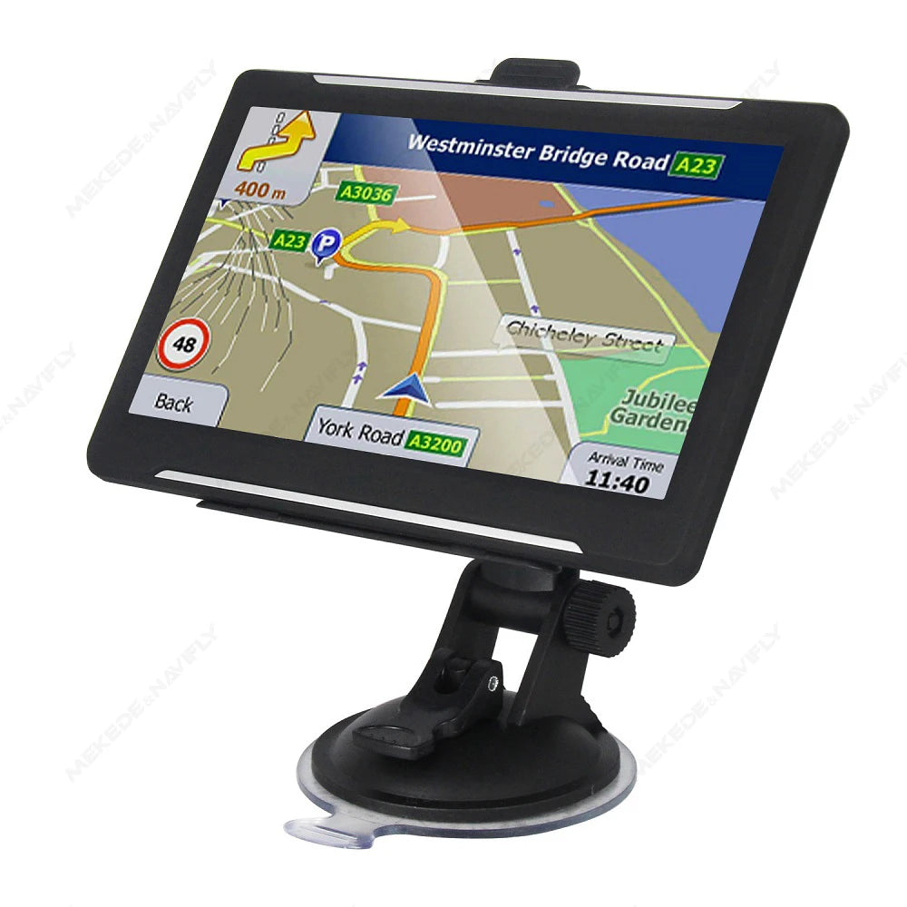 NAVIFANS 7-Inch Europe GPS Car Navigator - Sunshade, TF/Music/FM/Video