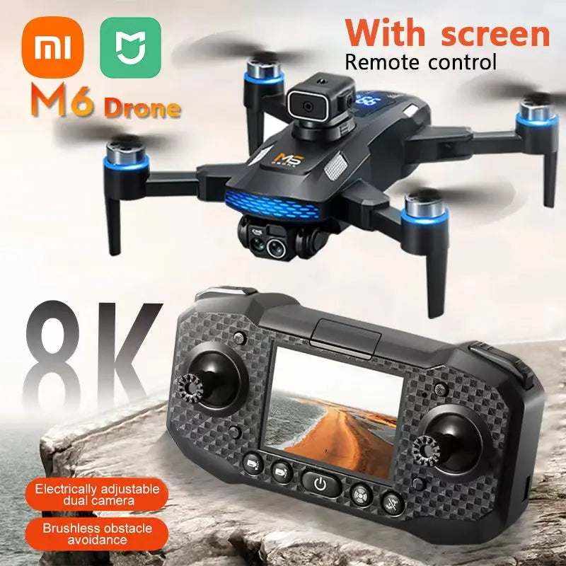 Xiaomi Mijia M6 8K Drone - 5G WiFi FPV, Screen Remote & 166g Ultralight