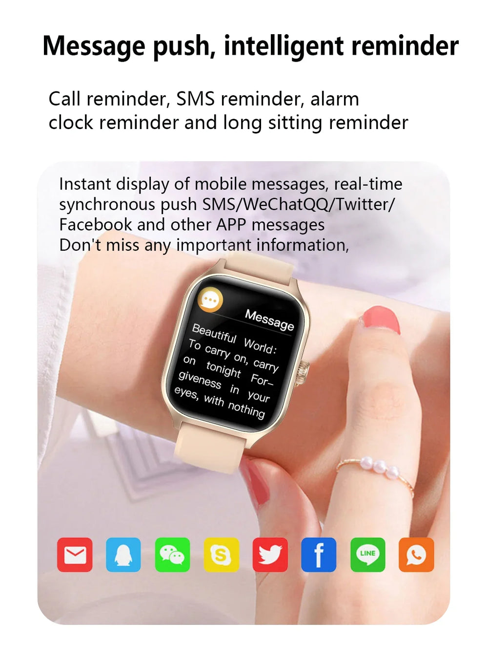 PHONEPACE C20 Smartwatch - 1.77-Inch HD, Bluetooth Call & Sports Mode